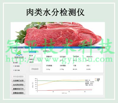 肉類水分(fēn)檢測儀上層分(fēn)析軟件